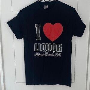 Black and Red I Heart Liquor T-Shirt - I ♥️ Liquor